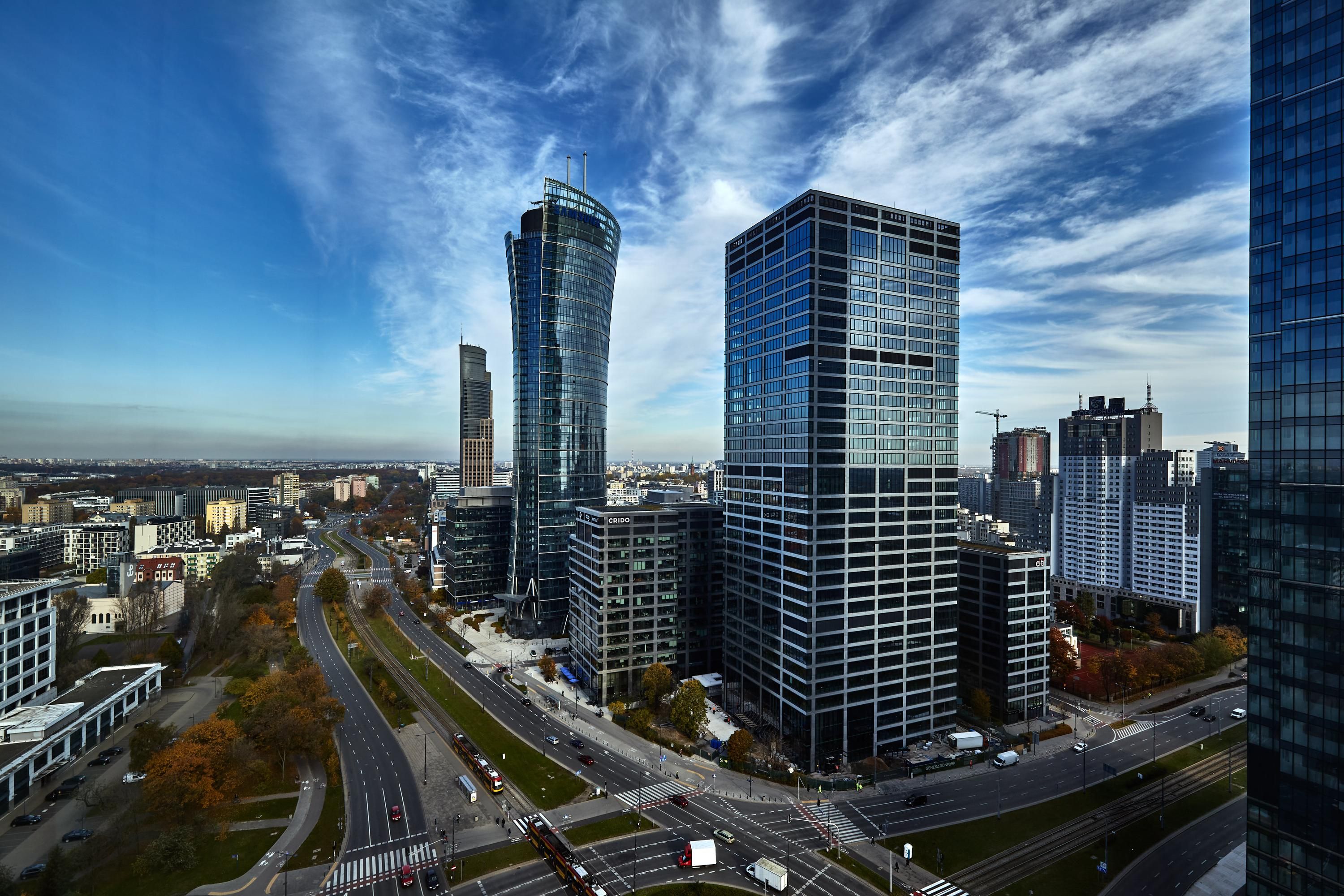 Outdoors view view of Crowne Plaza Warsaw - The Hub