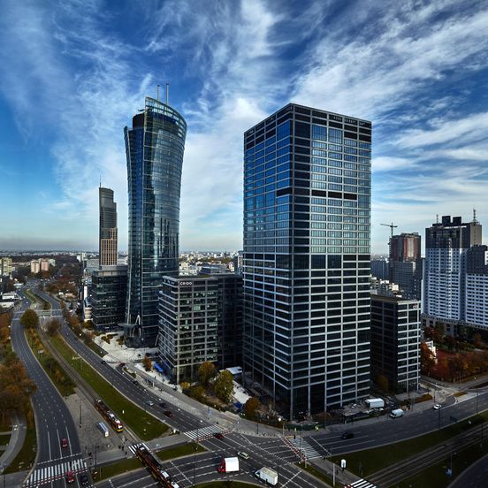 Outdoors view view of Crowne Plaza Warsaw - The Hub