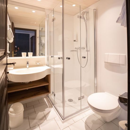 Bathroom view of Altstadt Hotel Stadtkrug