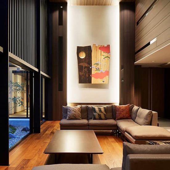 Living room view of Mitsui Garden Hotel Kyoto Shinmachi Bettei