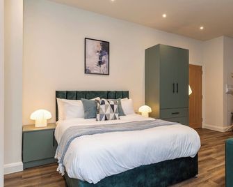 Harmony 4 - Cosy Studio Apt Near Dmu & City Center - Leicester - Bedroom