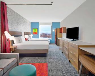 Home2 Suites by Hilton Whitestown Indianapolis NW - Whitestown - Schlafzimmer