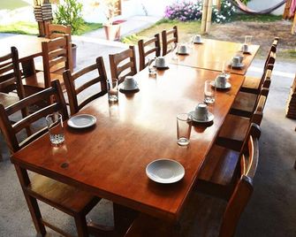 Tour to volcan, swim with sharks! Tripple Room Suite #1 - Puerto Villamil - Restaurant