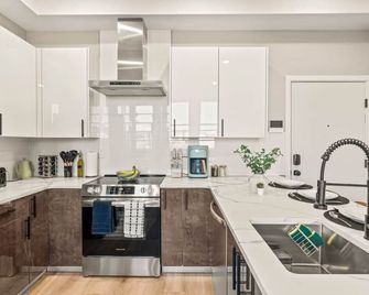 Modern 1BR Retreat in Fishtown - Filadelfia - Cocina