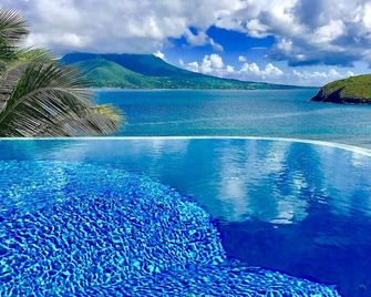 St Kitts Two for One Luxury Villa & Private Lounge on beach breathtaking views! - Basseterre - Pool