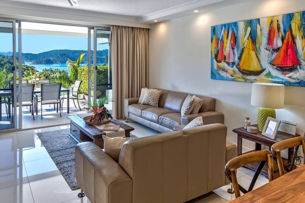 بوينسيانا 011 ديلوكس 2 بد روم أبارتمنت سنترالي لوكيتيد ويذ غولف بجي - جزيرة هاميلتون - غرفة معيشة