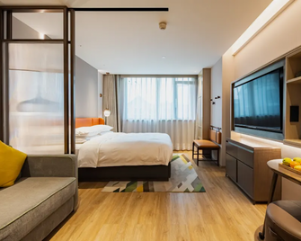 Home2 Suites by Hilton Xishuangbanna Jinghong - Xishuangbanna - Bedroom