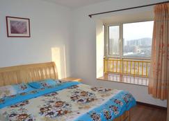 Lanzhou Longshang Mingzhu Apartment Three-bedroom suite - Lanzhou - Bedroom