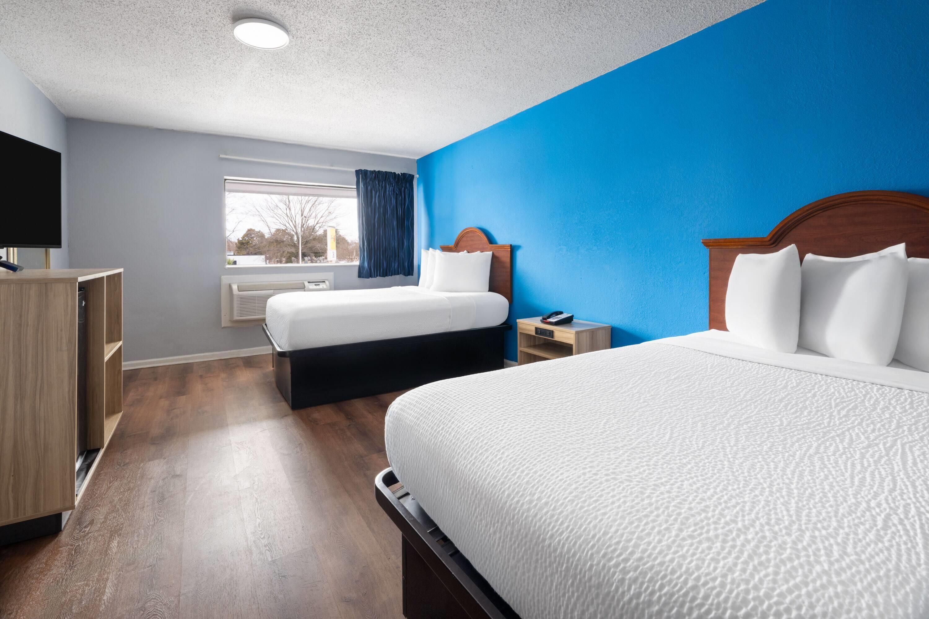 Super 8 by Wyndham Portsmouth - Norfolk - Portsmouth - Schlafzimmer