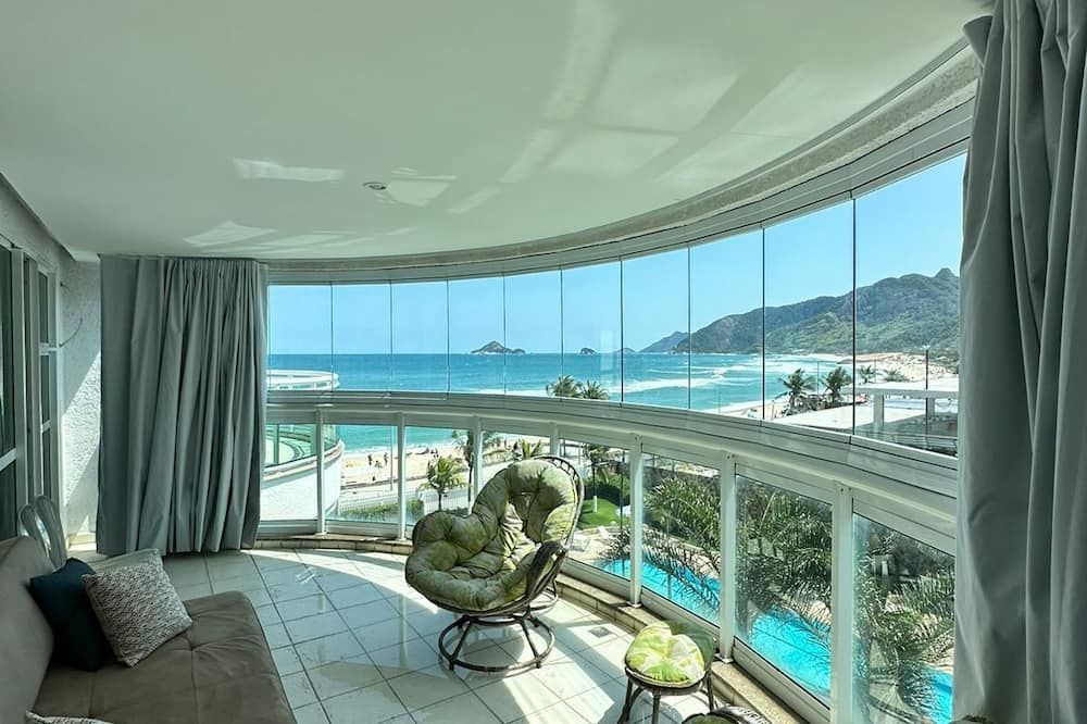 A prime view ocean front apart-hotel flat resort - Rio de Janeiro - Balcony