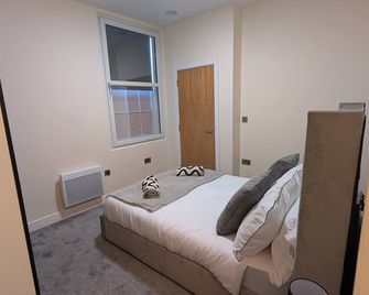 Charming 1-bedroom apartment in Huddersfield - Huddersfield - Bedroom