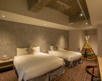 Roaders Hotel Zhonghua - טאיפיי - חדר שינה