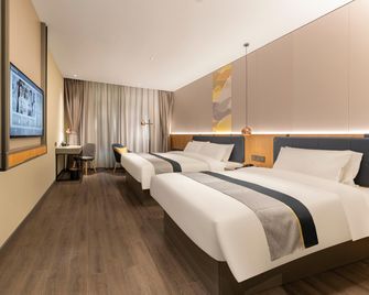 Homeinn Selected Hotel (Zibo Badaju Torch Park) - Zibo - Slaapkamer