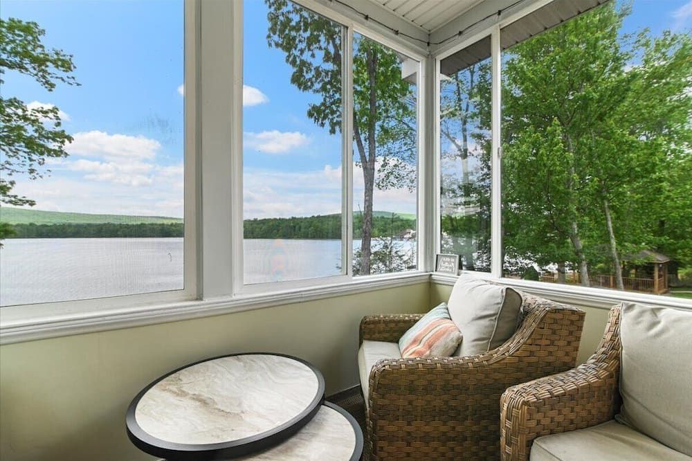 Stunning Lakefront Retreat Near the Poconos-Private Dock, Firepit & Sunset Views