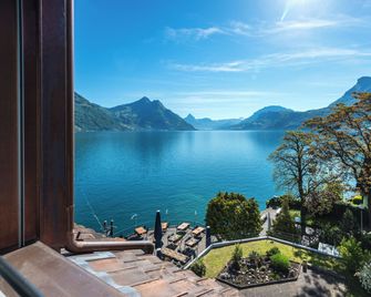 Hotel Nidwaldnerhof direkt am See Swiss Quality - Beckenried - Balkon
