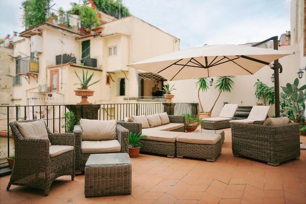 Patio view of Decumani Hotel De Charme