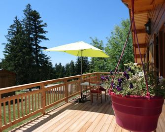 Chalet à Chamrousse 1750 expo sud, calme et nature - Chamrousse - Balcon