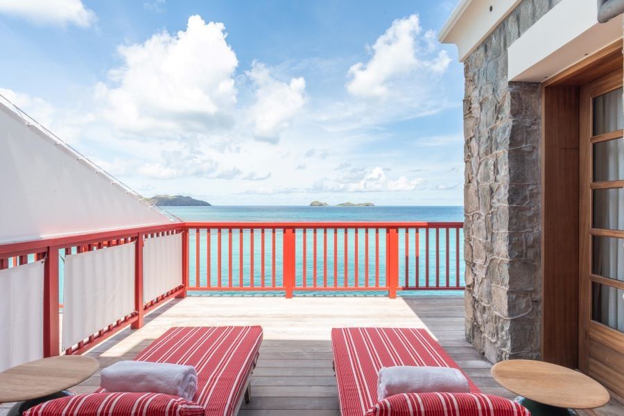 إيدن روك سانت بارز أوكر هوتل - Gustavia - شرفة