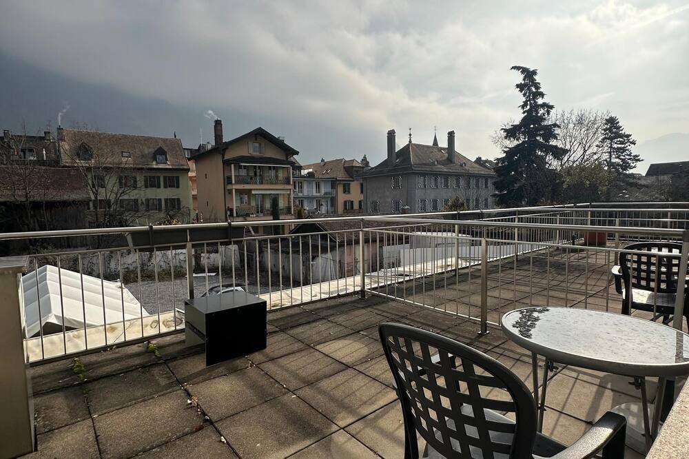 Hotel Du Quai - Villeneuve VD - Balkon