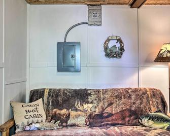 Rustic Hayward Cabin With Spider Lake Access! - Hayward - Living room