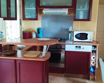 Comfortable mobile home in a peaceful and exotic private estate 15mn from the sea, - Saint-Cyr-en-Talmondais - Cocina
