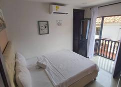 3cl3-J Apartamento En Getsemani - Cartagena de Indias - Camera da letto