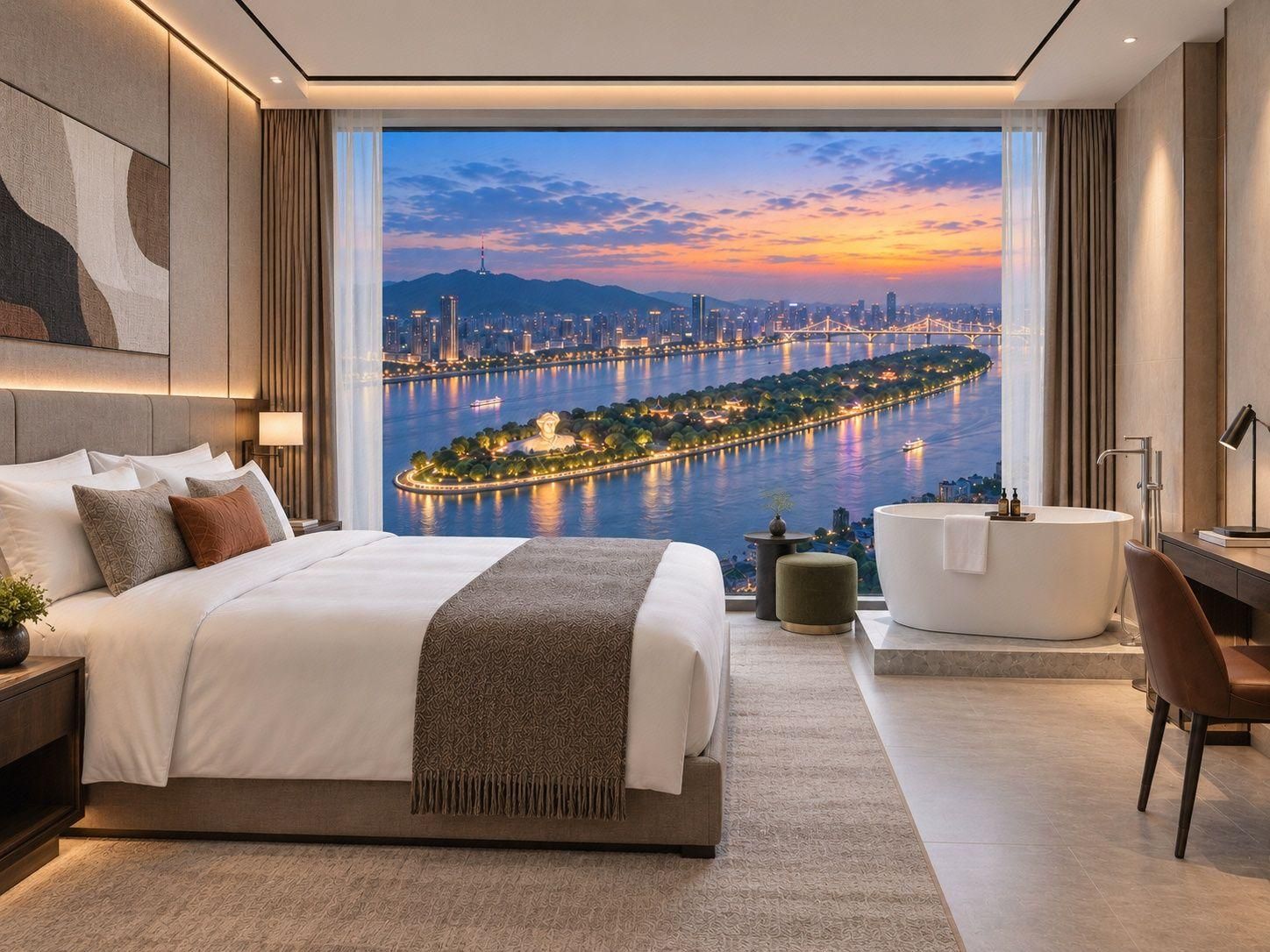 Jinxi Hotel (Changsha Songyahu Xingsha Metro Station) - צ'נגשה - חדר שינה