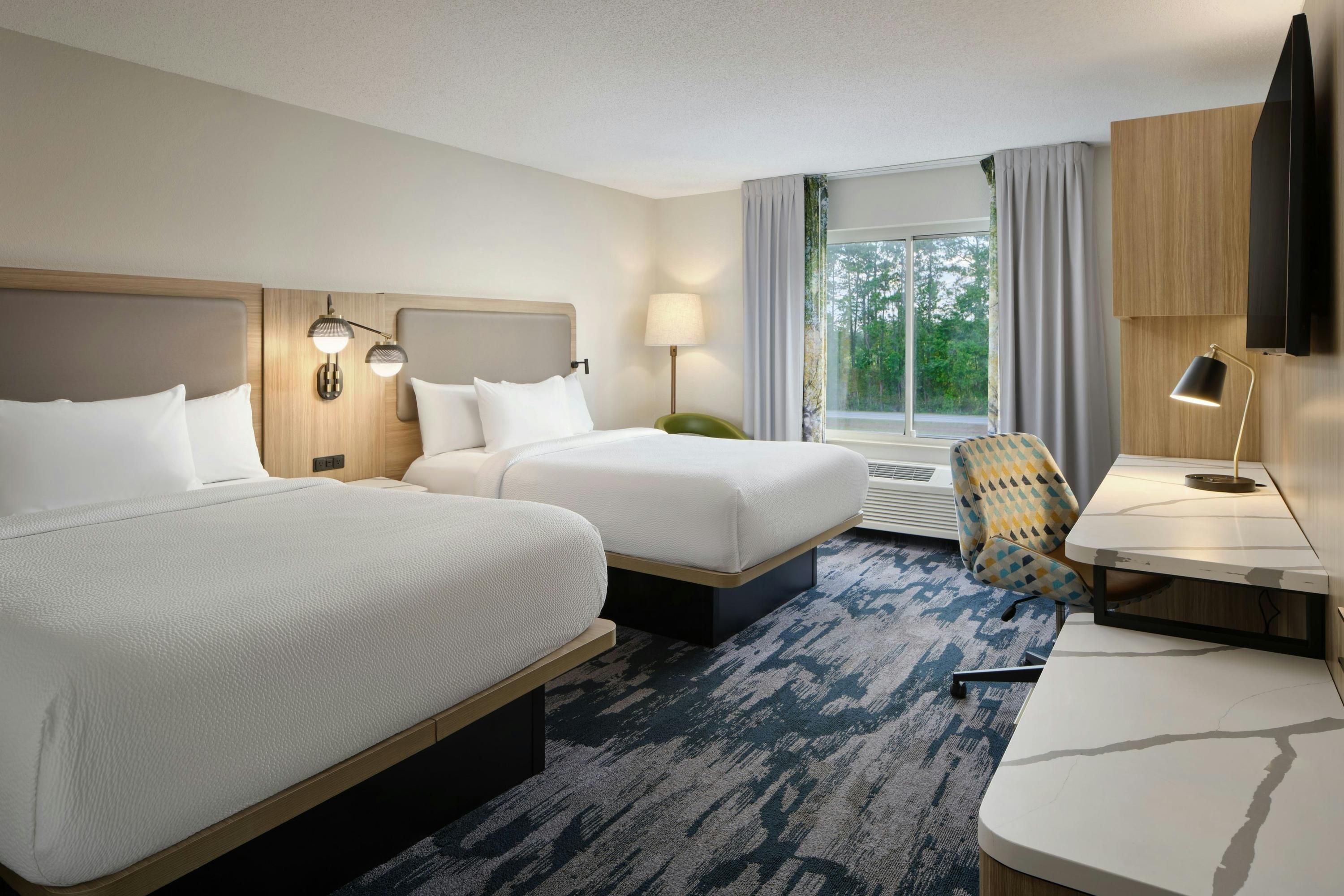 Fairfield Inn & Suites by Marriott Brunswick - ברנסוויק - חדר שינה