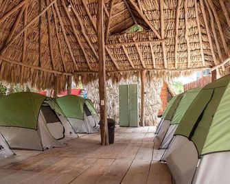 Mapache Hostel - Holbox - Patio