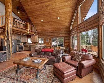 Aspen - Modern Log Cabin - Coalville - Sala de estar