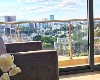 Minerva Zone Apartment Super Vista fully equipped Pool 3 Rec 6pp tv wifi Aa - Guadalajara - Balcony