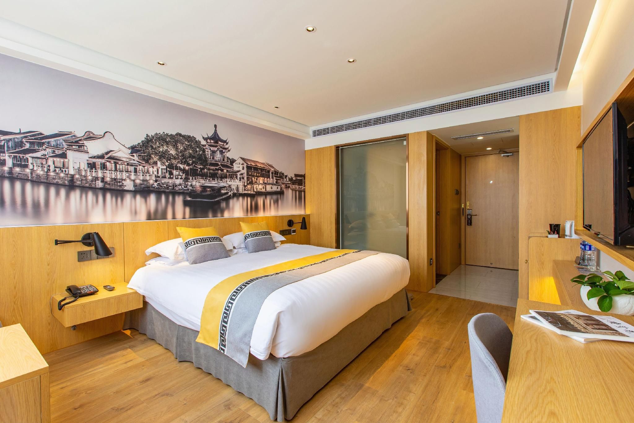 Suzhou Overseas Chinese Hotel - سوزهو - غرفة نوم