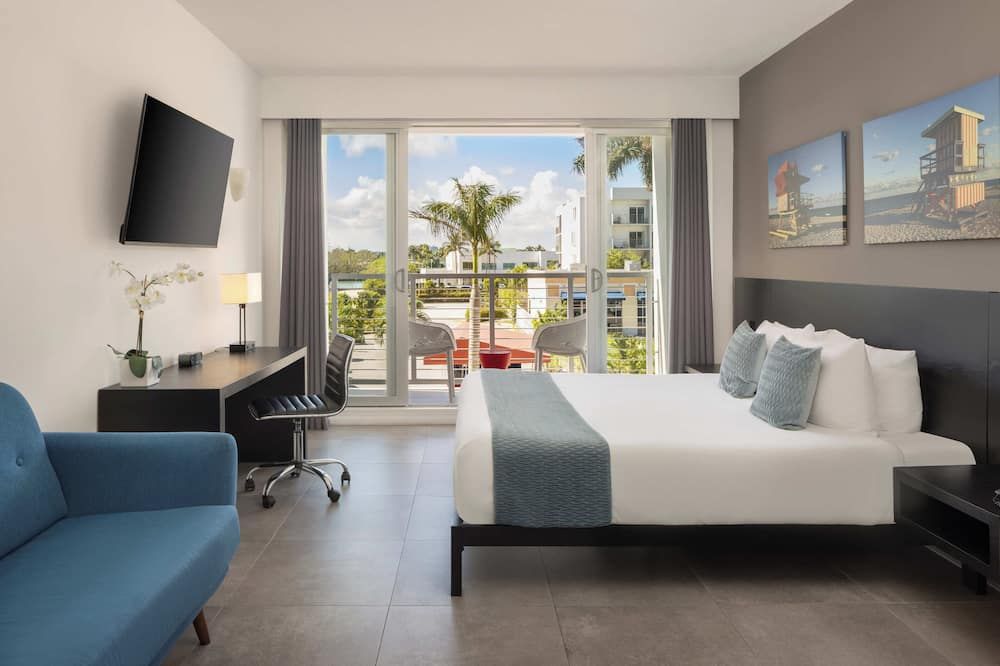 إم بي هوتل، ترايدمارك كوليكشن باي ويندام - ميامي بيتش - غرفة نوم