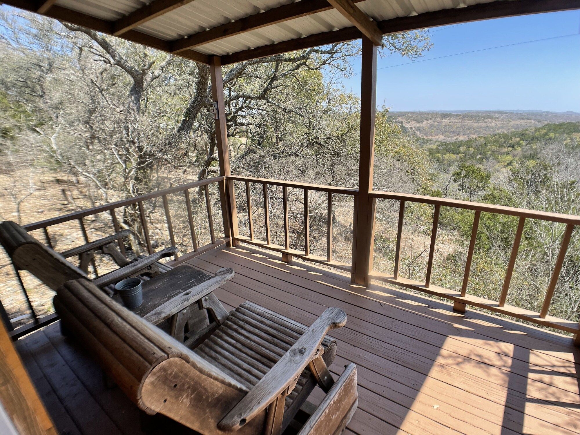 Walnut Canyon Cabins - Fredericksburg - Balcone