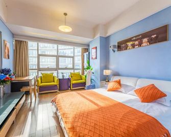 هانجتشو ييلين أبارتمنت هوتل - هانغزهو - غرفة نوم