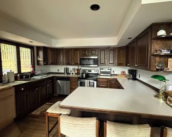 Briar Hill North Lakefront Contemporary with Private Dock - Lakeville - Kitchen