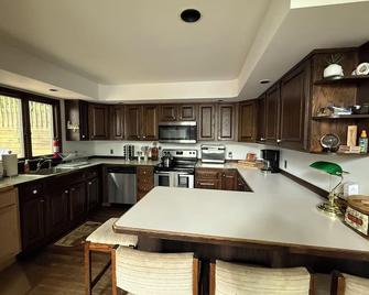 Briar Hill North Lakefront Contemporary with Private Dock - Lakeville - Kitchen