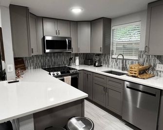 Downstairs Vibrant, Upgraded & Central Guesthouse in Hyde Park - Austin - Kitchen