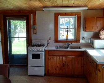 Waterfront Modernized Rustic Log Cabin on Indian Lake, Manistique, MI - Manistique - Kitchen