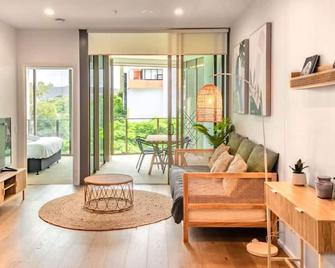 Brand New Riverside Designer 2BD apartment at West End - St Lucia - Living room