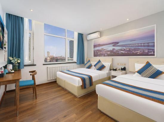 Cyts Shanshui Trends Hotel (Dalian Xinghai Park Dufe) - داليان - غرفة نوم