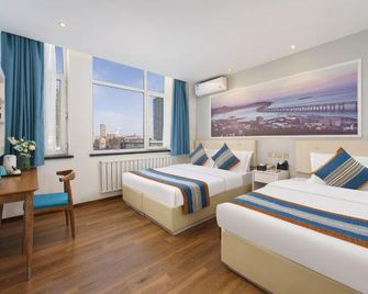 Cyts Shanshui Trends Hotel (Dalian Xinghai Park Dufe) - داليان - غرفة نوم