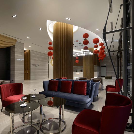 Lounge view of Golden Tulip Glory Fine Hotel