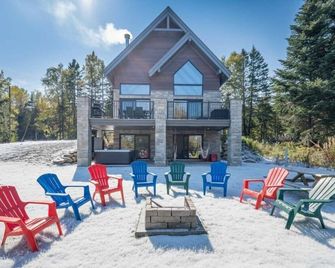 Spa - Chalet la Barque du Bonheur - Lac Etchemin - Patio