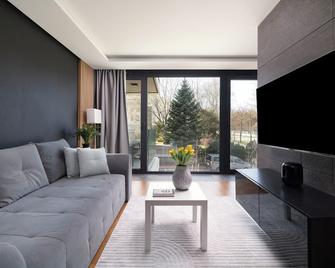 Easy Rent Apartments - Amber 10, Basen & Spa, Centrum Free Parking 24h Check-In - Lublin - Living room