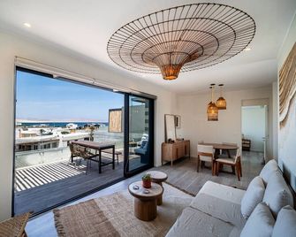 Aldea 1BR Romance Seascape for 2 - El Carmen - Sala de estar