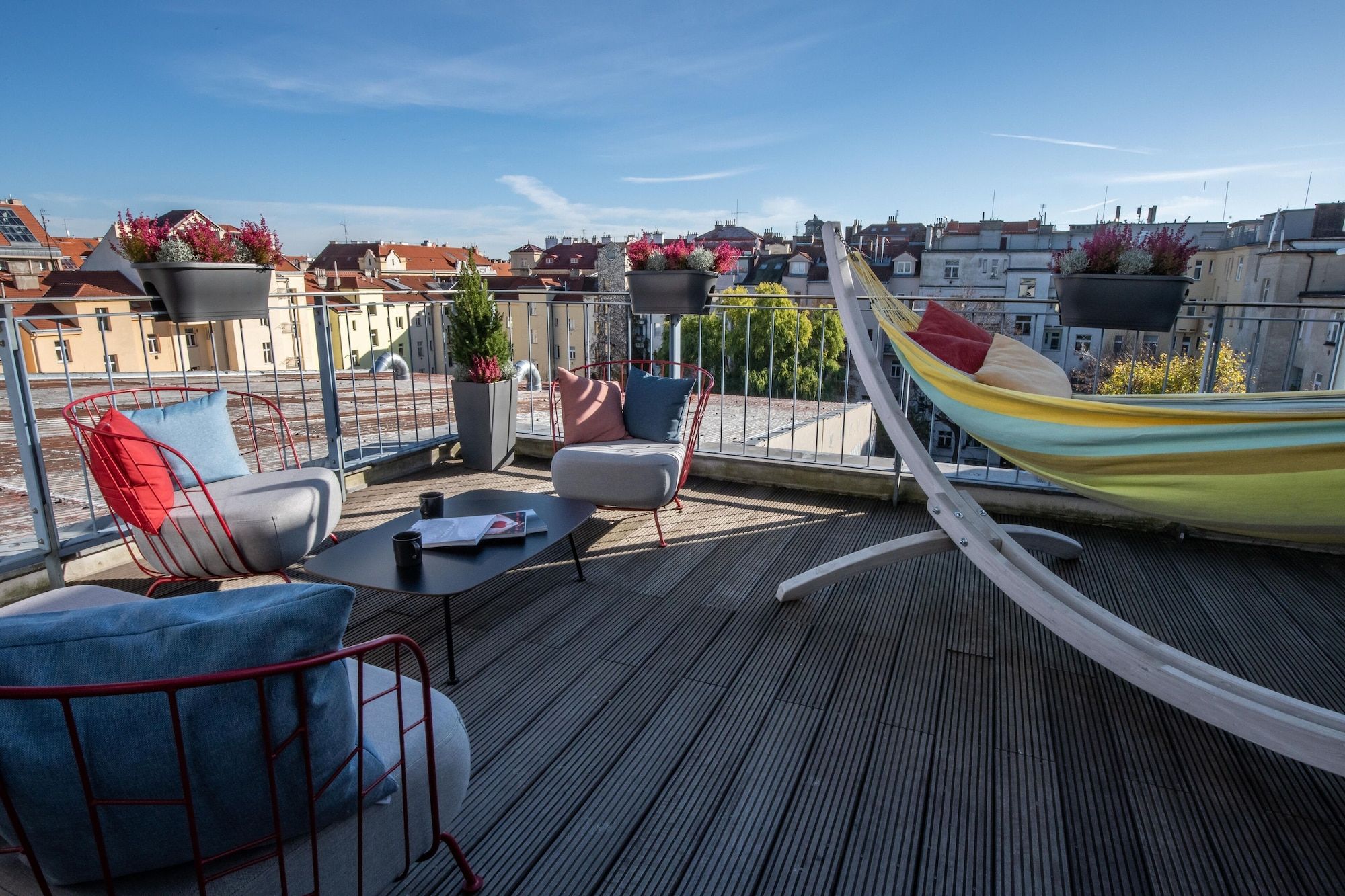 Art Hotel Prague - פראג - מרפסת