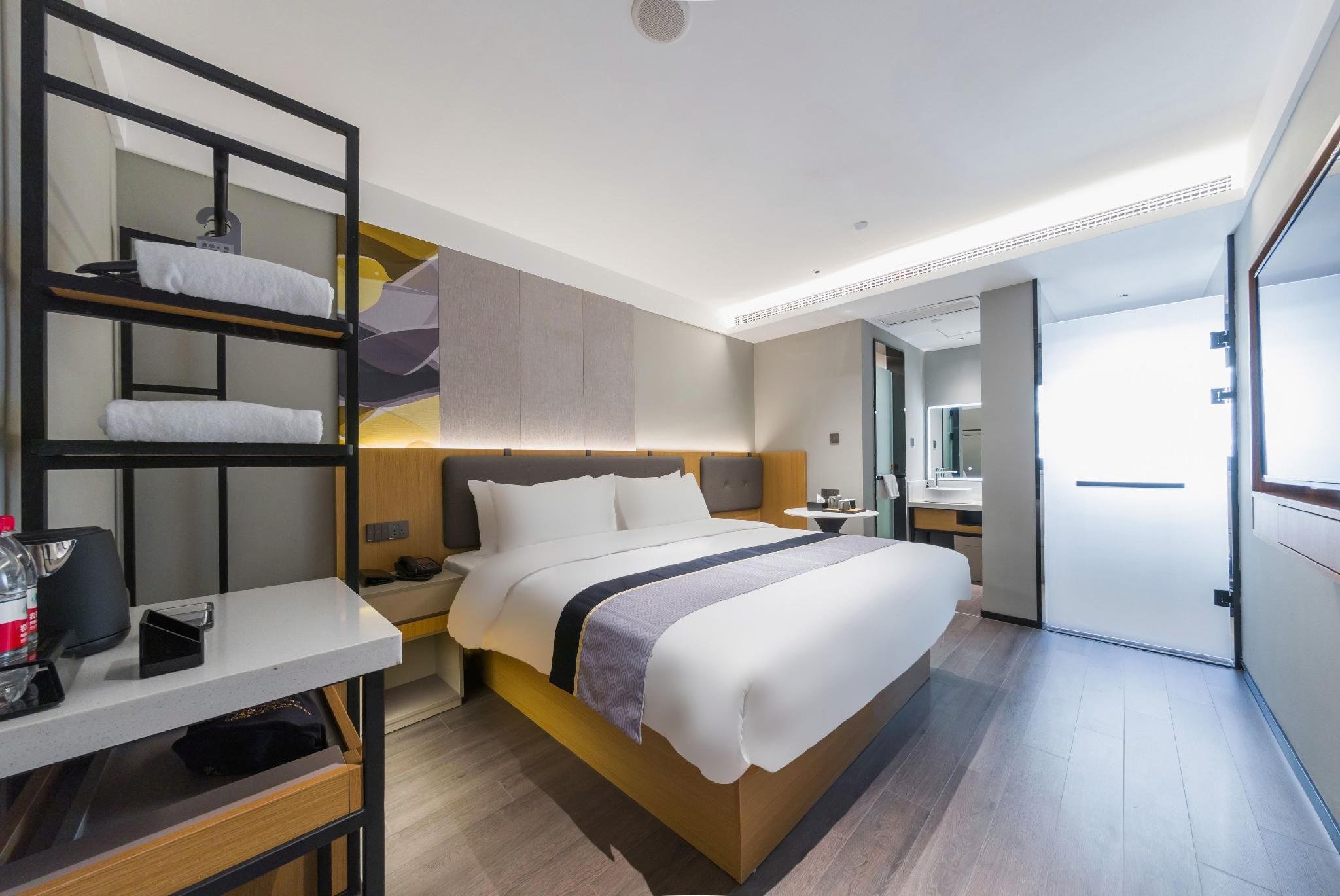 Home Inn Style Shanghai Railway Station Zhongxing Road Metro Station - שנחאי - חדר שינה