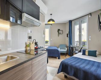 Résidence Aurmat - Appart - Hôtel - Paris - Boulogne - Boulogne-Billancourt - Bedroom