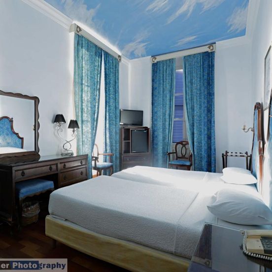 Bedroom view of Hotel Castille